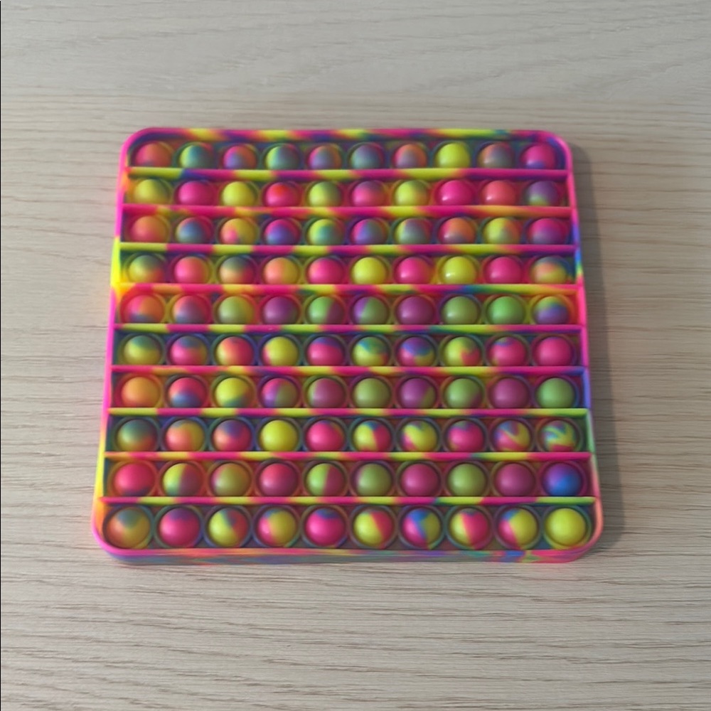 Colorful Pop It Fidget Toy